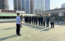 军威安保集团 联合演练增强重点单位安全防范意识